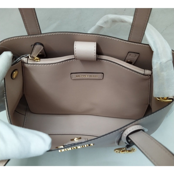 Michael Kors Mel Soft Pink Leather Double Handles Tote Bag - NWT $298 - Picture 13 of 16